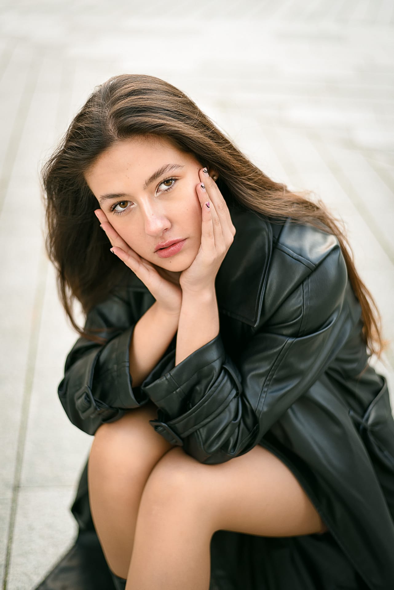 wieczorna sesja modowa z modelką w Gdyni wieczorna sesja zdjęciowa z modelką w Gdyni