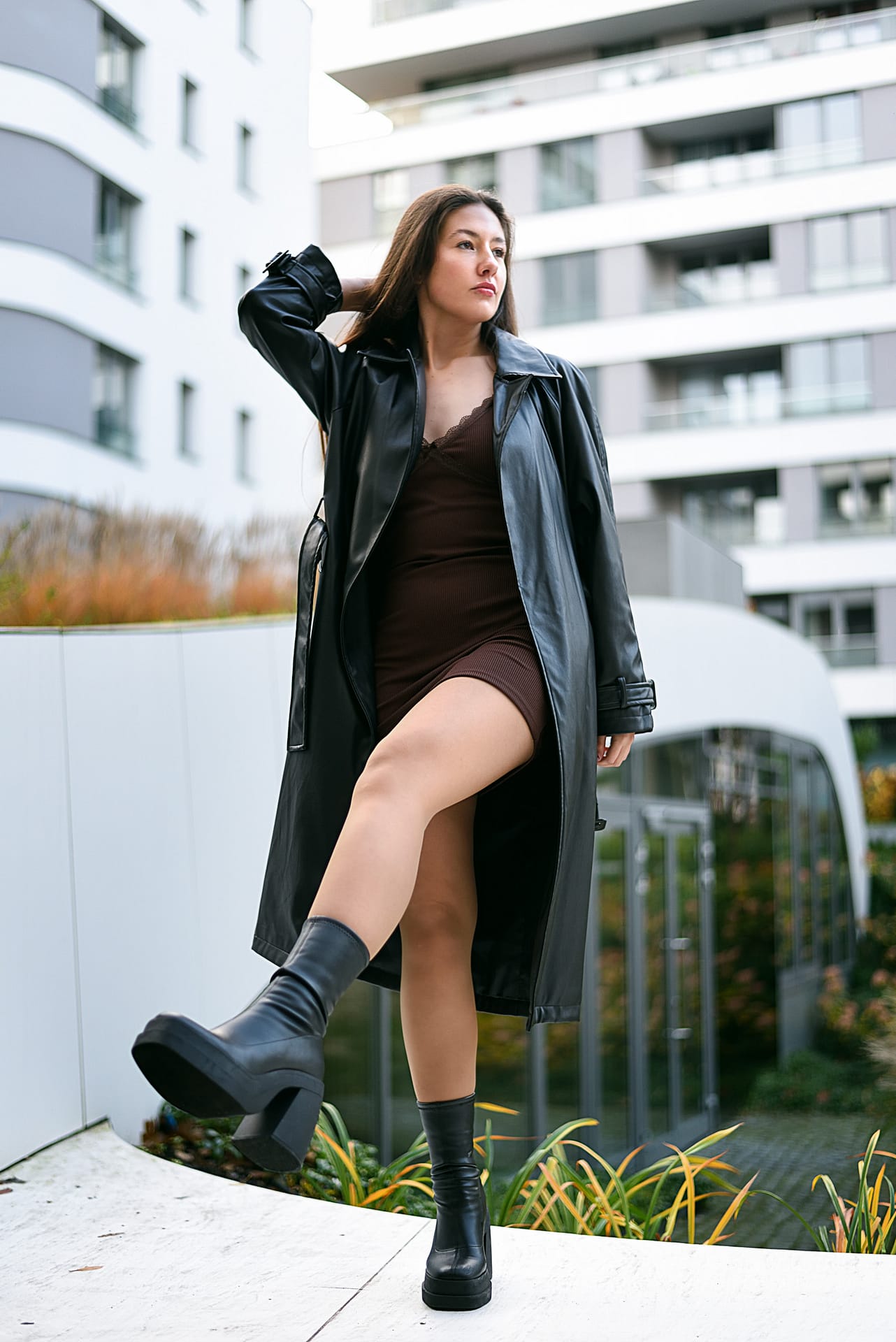 wieczorna sesja modowa z modelką w Gdyni wieczorna sesja zdjęciowa z modelką w Gdyni